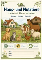 Vorschau - Arbeitsblätter - Haus- und Nutztiere: Leben mit Tieren verstehen - Deckblatt