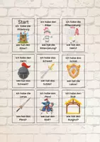 Vorschau - Stationenlernen - Ich habe – wer hat? Ritterburg (45 Karten) | Lesespiel für die Grundschule - Seite 1