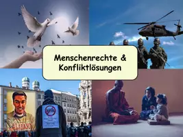 Vorschau - Stundenentwürfe - Menschenrechte und Konfliktlösungen - Deckblatt