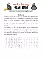 Vorschau - Arbeitsblätter - Escape Game zu Nominalisierungen (sofort einsatzbereit!) - Deckblatt