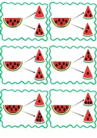 Προεπισκόπηση - Φύλλα εργασίας - 🍉 Ζουμερά Μαθηματικά: Τα ζευγαράκια των αριθμών με καρπούζια! 🔢 - Σελίδα 1