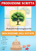 anteprima - Esercizi - ESTATE: LA DESCRIZIONE, IL TESTO POETICO, GLI INDOVINELLI - Pagina 1