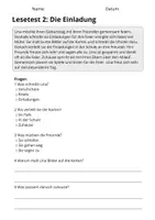 Vorschau - Arbeitsblätter - Lesetest Klasse 3 – Geburtstag | 10 Lesetexte mit Fragen & Lösungen - Seite 3