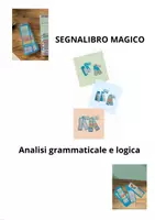 anteprima - Font originali - Segnalibro Magico, analisi grammaticale e logica - Pagina di copertina