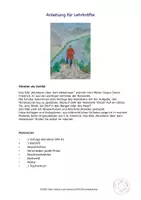 Vorschau - Mal- und Bastelvorlagen - Kunst Caspar David Friedrich, Wanderer über dem Nebelmeer, Grundschule - Seite 3