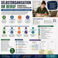 Vorschau - Unterrichtsreihen - Selbstorganisation im Beruf – Struktur, Routinen & Effizienz - Deckblatt