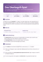 Vorschau - Spiele - Oberbegriffe & Unterbegriffe | Kartenspiel Wortschatztraining | DaF/DaZ & Grundschule bis Sek I - Deckblatt