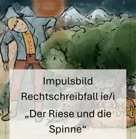 Vorschau - Bildkarten - Impulsbild Rechtschreibfall ie / i - Deckblatt