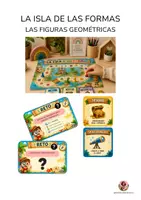 Vista previa - Juegos / Gamificación - JUEGO MATEMÁTICO LA ISLA DE LAS FORMAS GEOMÉTRICAS - Portada