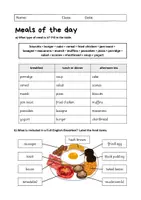 Vorschau - Arbeitsblätter - Meals of the Day: Vocabulary and Writing (English) - Seite 3