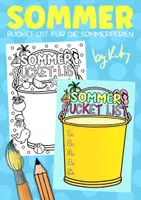 Vorschau - Arbeitsblätter - Meine Sommer Bucket List - Vorhaben für die Sommerferien - Deckblatt