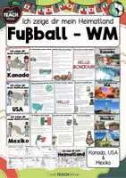 Vorschau - Arbeitsblätter - Fußball-WM 2026 - Länderportraits - Deckblatt