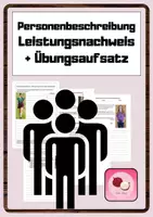 Vorschau - Stundenentwürfe - Materialpaket Personenbeschreibung (ALLE Materialien) - Seite 1