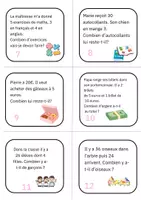 Aperçu - Apprentissages en autonomie - Ateliers problèmes Cycle 2- Ulis avec auto correction - Page 1