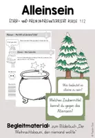 Vorschau - Arbeitsblätter - Alleinsein Philosophie/Ethik Grundschule Klasse 1/2 - Deckblatt