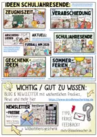 Vorschau - Mal- und Bastelvorlagen - Countdown ⏳ Paket / Post-It Countdowns für die Schule und zu Hause - Seite 2