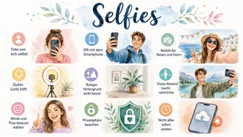 Vorschau - Arbeitsblätter - Arbeitsblätter mit Dialog zum Thema "Selfies" + Infografik - Seite 3