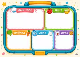 Vista previa - Juegos / Gamificación - Recurso montessori GRATUITO para aprender vocabulario de los ALIMENTOS en INGLÉS | Build a Healthy Lunchbox! - página 1