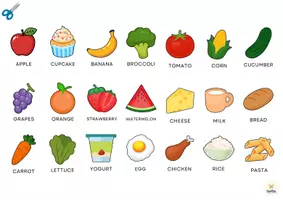 Vista previa - Juegos / Gamificación - Recurso montessori GRATUITO para aprender vocabulario de los ALIMENTOS en INGLÉS | Build a Healthy Lunchbox! - página 2