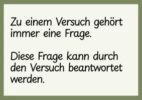 Vorschau - Präsentationen/Tafelbilder - NaWi Protokoll Schritte Tafelmaterial - Seite 1