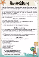 Vorschau - Arbeitsblätter - Sommerferien Countdown – Rätselheft für Klasse 2 - Seite 1