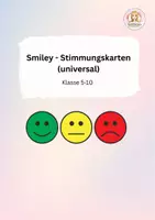 Vorschau - Bildkarten - Stimmungs-Smileys - Klassenmanagement (Klasse 5-10) - Deckblatt