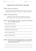 Vorschau - Arbeitsblätter - Latein Akkusativ mit Infinitiv AcI für Anfänger Arbeitsblätter - Seite 2