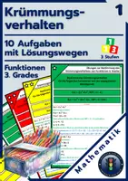 Vorschau - Arbeitsblätter - Krümmungsverhalten | Aufgaben + Lösungen - günstig kaufen - Deckblatt