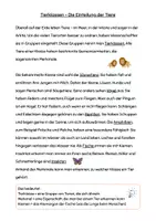 Vorschau - Arbeitsblätter - Sachtext Verstehen - Leseverständnis - Tierklassen differenziert FREEBIE - Seite 1