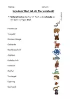 Vorschau - Arbeitsblätter - Materialpaket - Wort im Wort - Freiarbeit - Seite 2