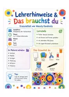 Vorschau - Mal- und Bastelvorlagen - Kreisvielfalt wie Wassily Kandinsky – Kunstprojekt für Klasse 3/4 mit Malbild, Vorlagen & Reflexion - Seite 1