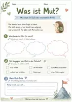 Vorschau - Arbeitsblätter - Mut, Sorgen & Selbstzweifel – 30 stärkende Arbeitsblätter für mehr Selbstvertrauen & Sicherheit in der Grundschule - Seite 2