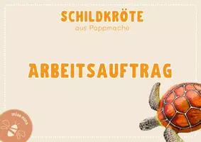Vorschau - Unterrichtsreihen - Schildkröte aus Pappmaché | fertige Unterrichtsreihe für ca. 12 Std. 🐢 - Seite 3
