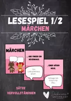 Vorschau - Spiele - Lesespiel Märchen Klasse 1 Klasse 2 - Deckblatt