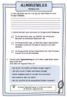 Vorschau - Stundenentwürfe - Kurzgeschichte "Allmorgendlich" von Michaela Seul - Seite 3