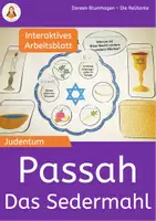 Vorschau - Arbeitsblätter - Feste im Judentum - Passah - Das Sedermahl - Interaktives Arbeitsblatt - Deckblatt