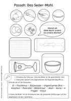 Vorschau - Arbeitsblätter - Feste im Judentum - Passah - Das Sedermahl - Interaktives Arbeitsblatt - Seite 3