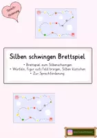 Vorschau - Spiele - Sprachförderung Sprachfit Silbenschwingen Brettspiel - Deckblatt