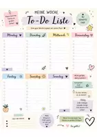 Vorschau - Anderer Materialtyp - Meine Woche – To-Do-Liste mit Motivationsstickern - Deckblatt