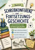 Vorschau - Arbeitsblätter - Schreibkonferenz Erlebniserzählung & Fortsetzungsgeschichte - Deckblatt