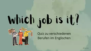 Vorschau - Präsentationen/Tafelbilder - Which job is it? Quiz (Präsentationsfolien) - Seite 1
