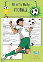 forhåndsvisning - Fill in the Blanks - Football - omslagsark