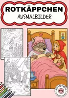Vorschau - Mal- und Bastelvorlagen - Rotkäppchen Ausmalbilder - Deckblatt