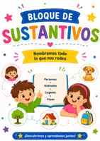 Vista previa - Hojas de trabajo - Sustantivos, adjetivos y verbos - página 1