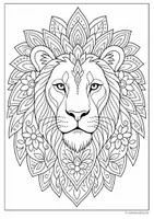Vorschau - Mal- und Bastelvorlagen - Tiermandalas Ausmalbilder Tiere Mandala - Seite 1