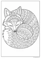 Vorschau - Mal- und Bastelvorlagen - Tiermandalas Ausmalbilder Tiere Mandala - Seite 2