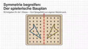 Vorschau - Arbeitsblätter - Symmetrie spielerisch begreifen 1 - Seite 1