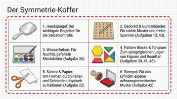 Vorschau - Arbeitsblätter - Symmetrie spielerisch begreifen 1 - Seite 3