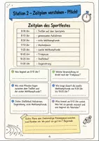 Vorschau - Stationenlernen - Sportfest Stationenlernen Klasse 3-4: Deutsch / Mathe - Seite 3