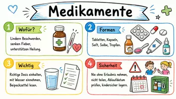 Vorschau - Arbeitsblätter - Arbeitsblatt "Medikament" + Onlineübung & MP3 + Mindmap + Infografik - Seite 1